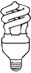 CFL screw-in bulb
